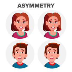 Fix asymmetrical face